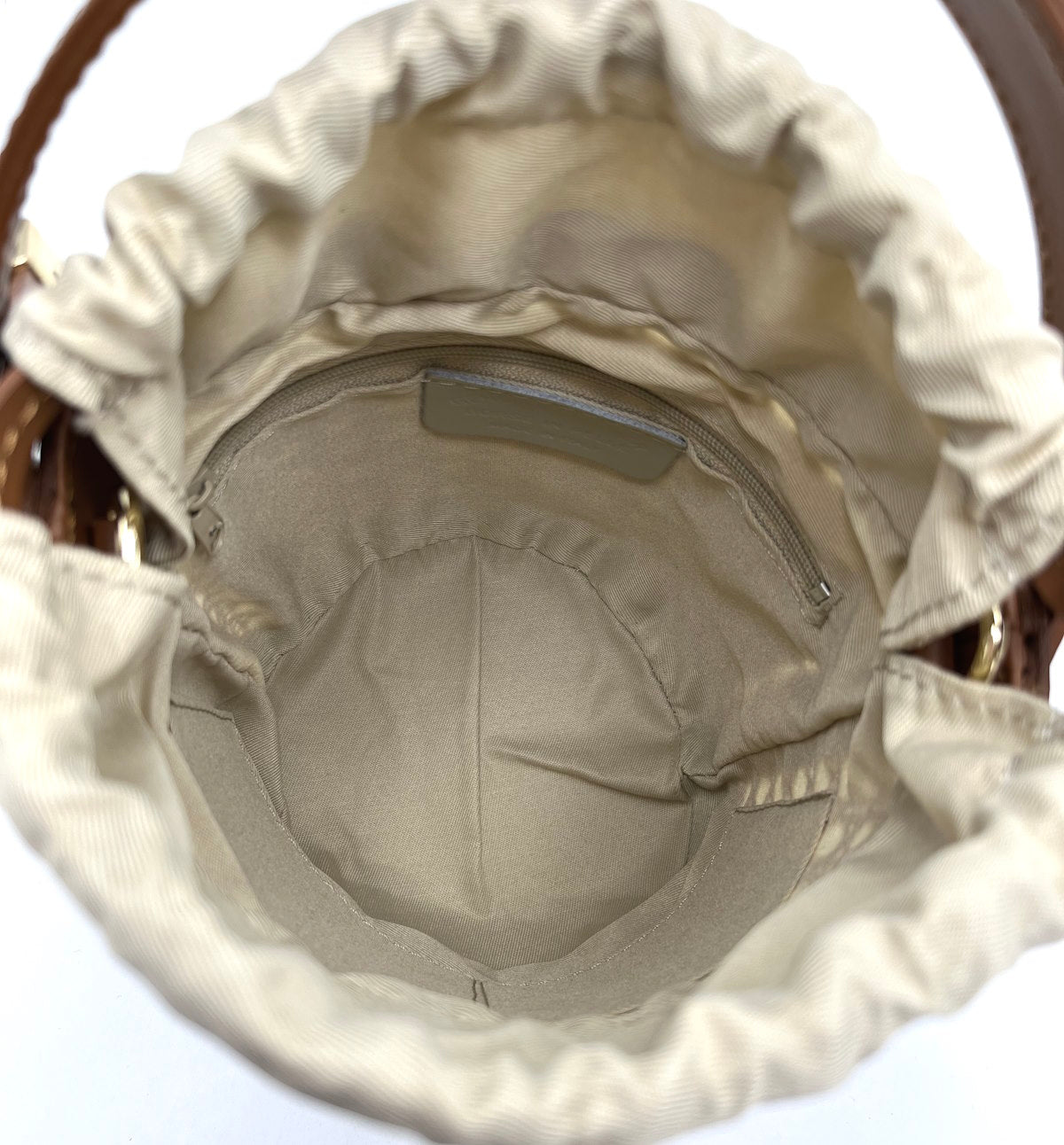 Straw Bucket Bag / Borsa a secchiello in  Paglia - Linea YOU - SOLE small
