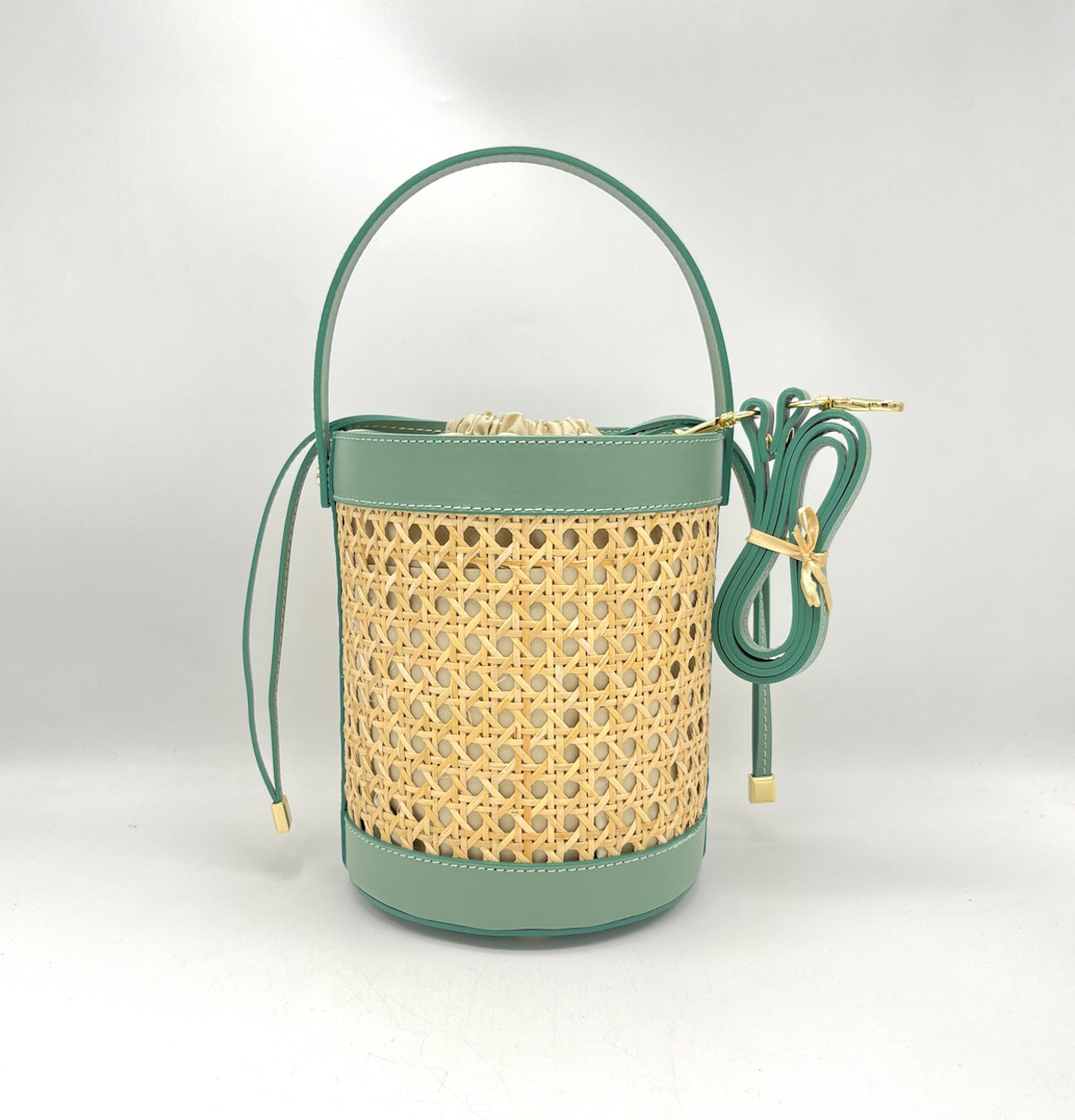 Straw Bucket Bag / Borsa a secchiello in Paglia- Line YOU - SOLE  Medium